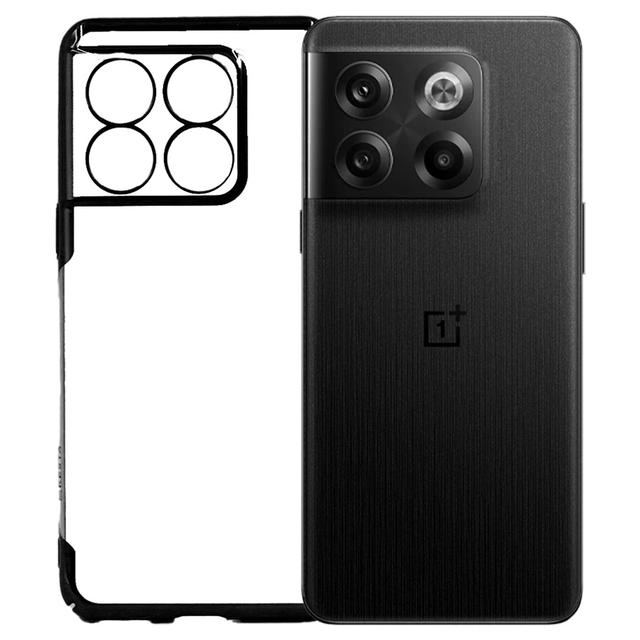 Oneplus 10T Cover - Noble Black Transparent Case (Anti Yellowing Protection)