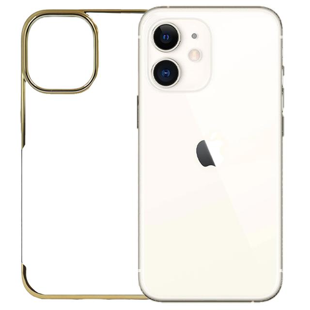 iPhone 11 Cover - Noble Gold Transparent Case (Powerfull Protection)