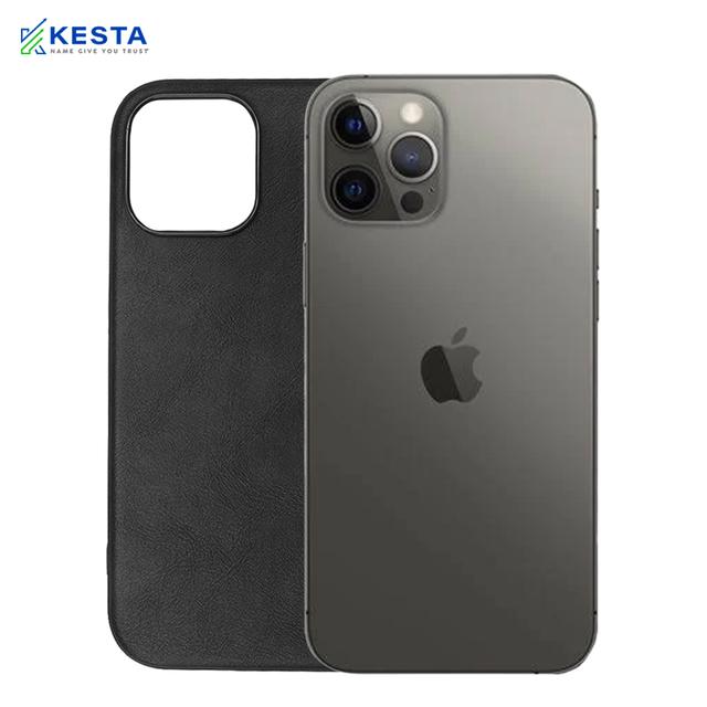 iPhone 12 Pro Max Cover - Brave Black Leather Case (Waterproof & Dustproof)