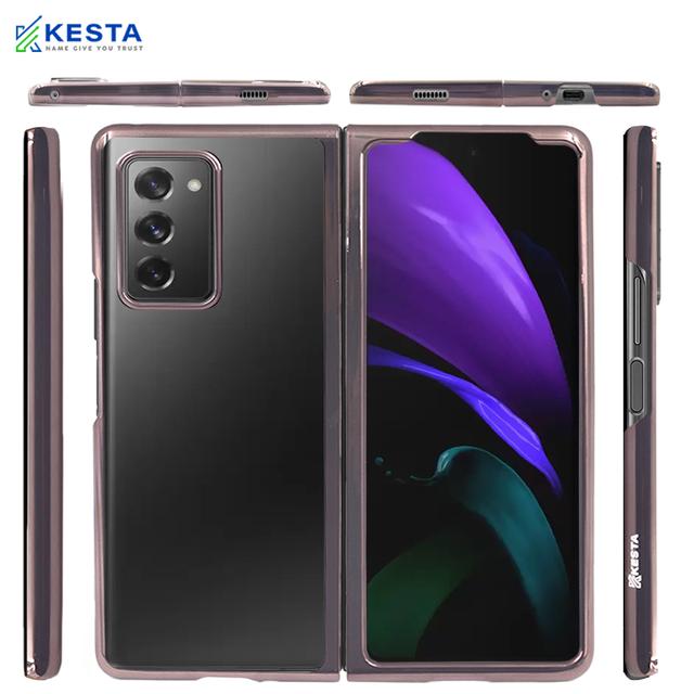 Samsung Z Fold 2 Cover - Noble Bronze Transparent Case (Precision Fold Protection)
