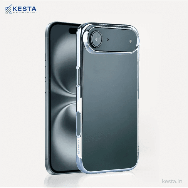 iPhone 17 Air Cover – Transparent New Blue | Slim, Shockproof & Anti-Yellowing