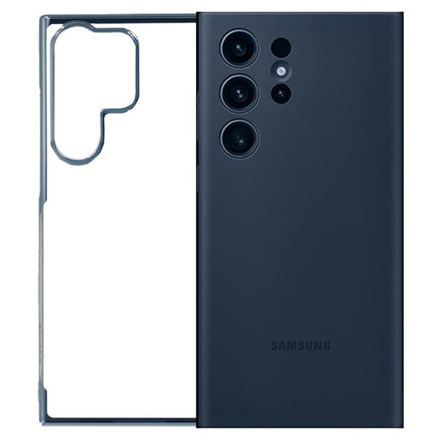 Samsung S25 Ultra Cover - Noble Silver Transparent Case (Screen And Camera Protection)