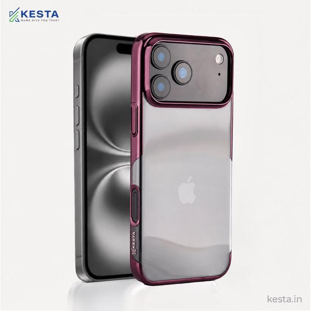 iPhone 18 Pro Cover – Transparent Cherry Red | Original Look. Enhanced Protection.