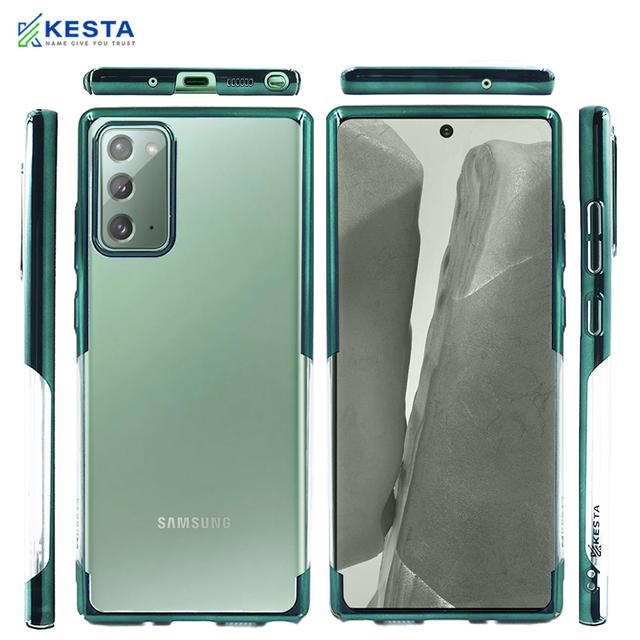 Samsung Note 20 Cover - Noble Green Transparent Case (Smart Integration)