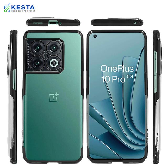 Oneplus 10 Pro Cover - Noble Black Transparent Case (Protect safely)