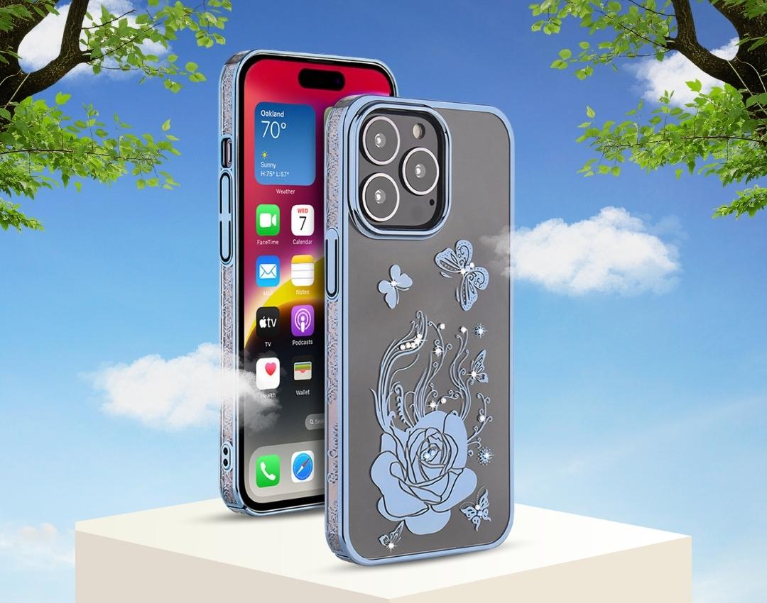 iPhone Bling Flower Covers