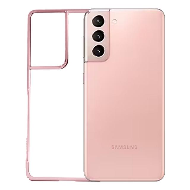 Samsung S21 Ultra Cover - Noble Rose Gold Transparent Case (Anti Yellowing Protection)