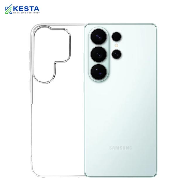 Samsung S26 Ultra Cover - Noble Silver Transparent Case (Anti Yellowing Protection)