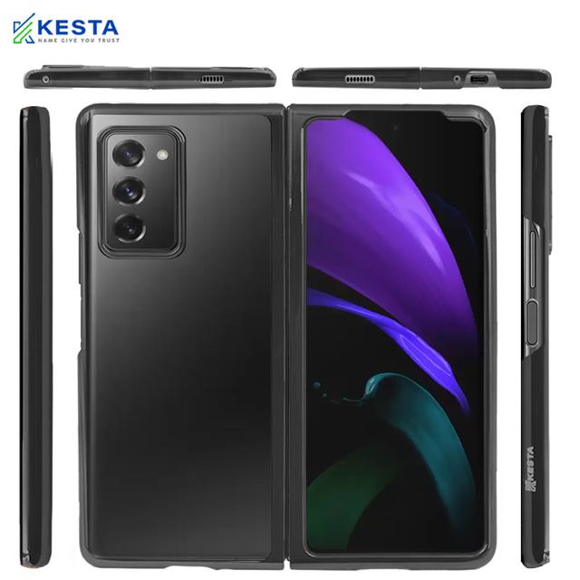 Samsung Z Fold 2 Cover - Noble Black Transparent Case (Precision Fold Protection)