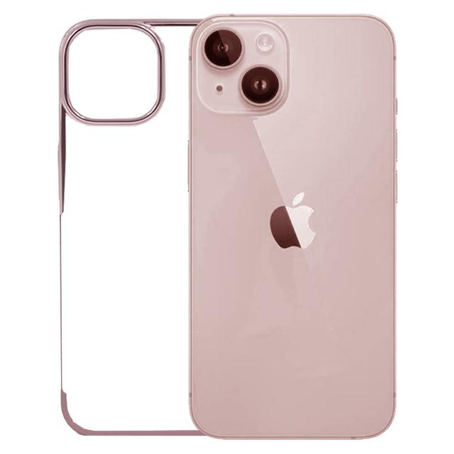 iPhone 14 Cover - Noble Rose Gold Transparent Case (Anti Yellowing Protection)