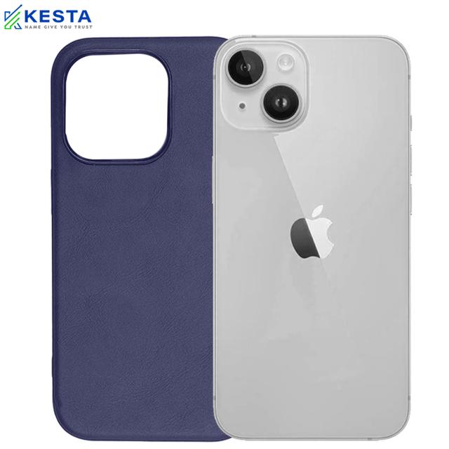 iPhone 14 Cover - Brave Purple Leather Case (Waterproof & Dustproof)