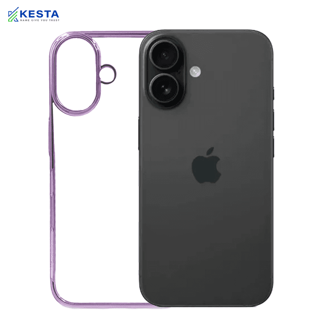 iPhone 17 Cover – Purple Noble Transparent Case | Slim, Stylish & Protective