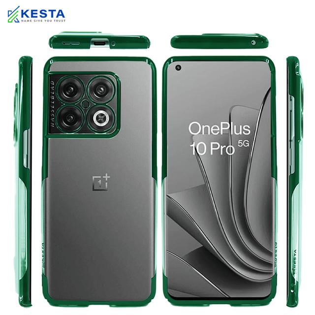 Oneplus 10 Pro Cover - Noble Green Transparent Case (Protect safely)
