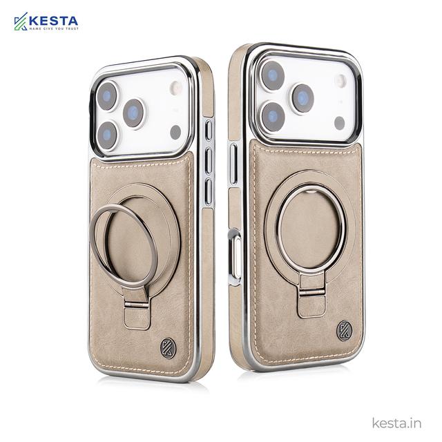 iPhone 17 Pro Case – Classy Elite Desert Leather MagSafe Cover