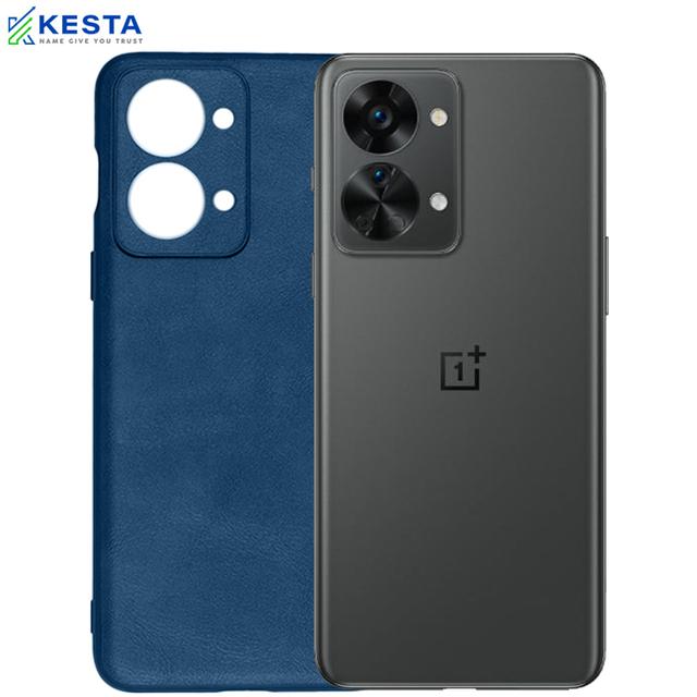 Oneplus Nord 2T Cover - Brave Blue Leather Case (Safe scraches And Drops Protection)