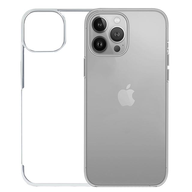 iPhone 12 Pro Max Cover - Noble Silver Transparent Case (Upgraded with Anti-Yellowing Technology)