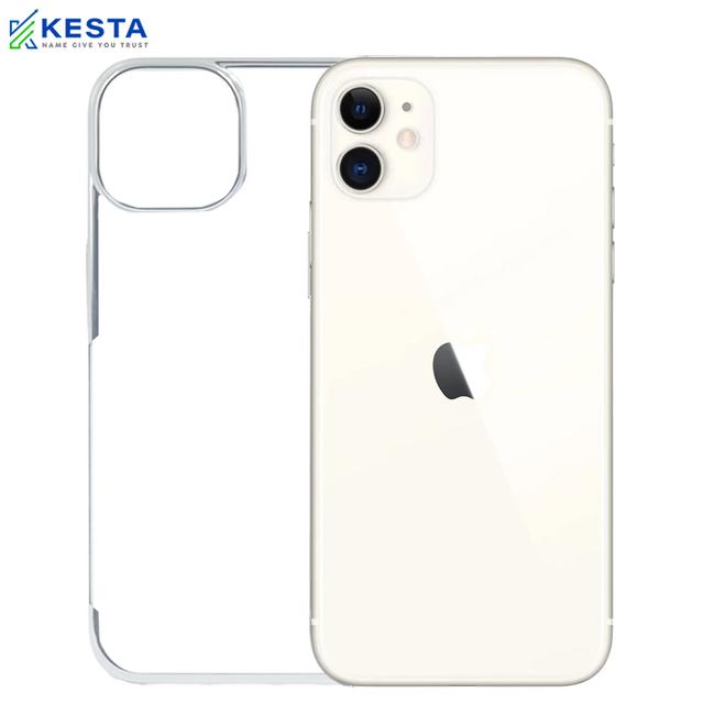iPhone 11 Cover - Noble Silver Transparent Case (Powerfull Protection)