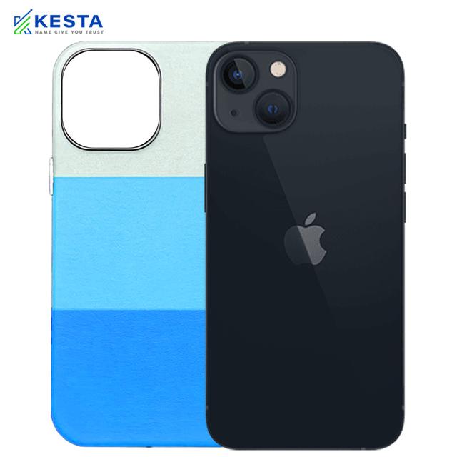 iPhone 13 Tri color Blue Case